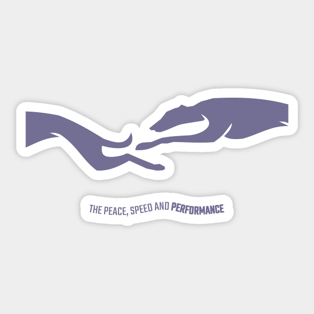 SIGHTHOUND/GREYHOUND LOVERS Sticker by islandb